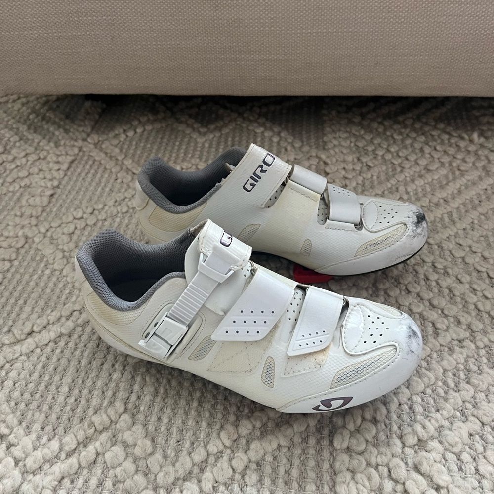 Giro White Cycling Shoes